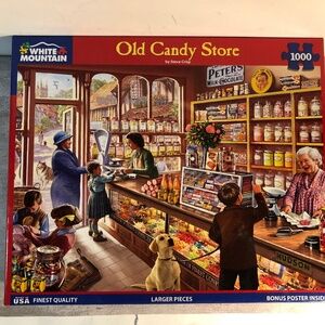 White Mountain 1000 piece puzzle, "The Old Candy Store"